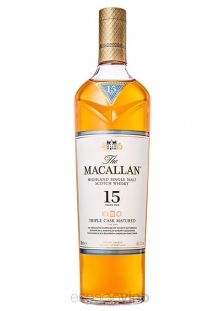 WHISKY SCOTCH SINGLE MALT MACALLAN DOUBLE CASK 15 AÑOS X 700 CC