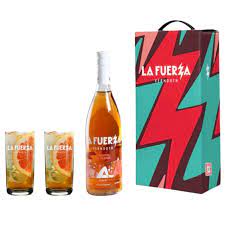 ESTUCHE VERMOUTH LA FUERZA PRIMAVERA X 750 CC + 2 VASOS