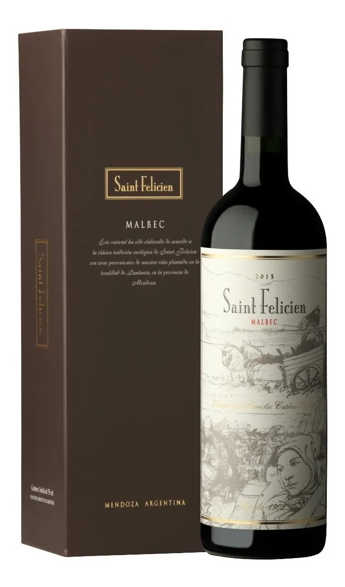 ESTUCHE SAINT FELICIEN MALBEC X 1 X 750 CC