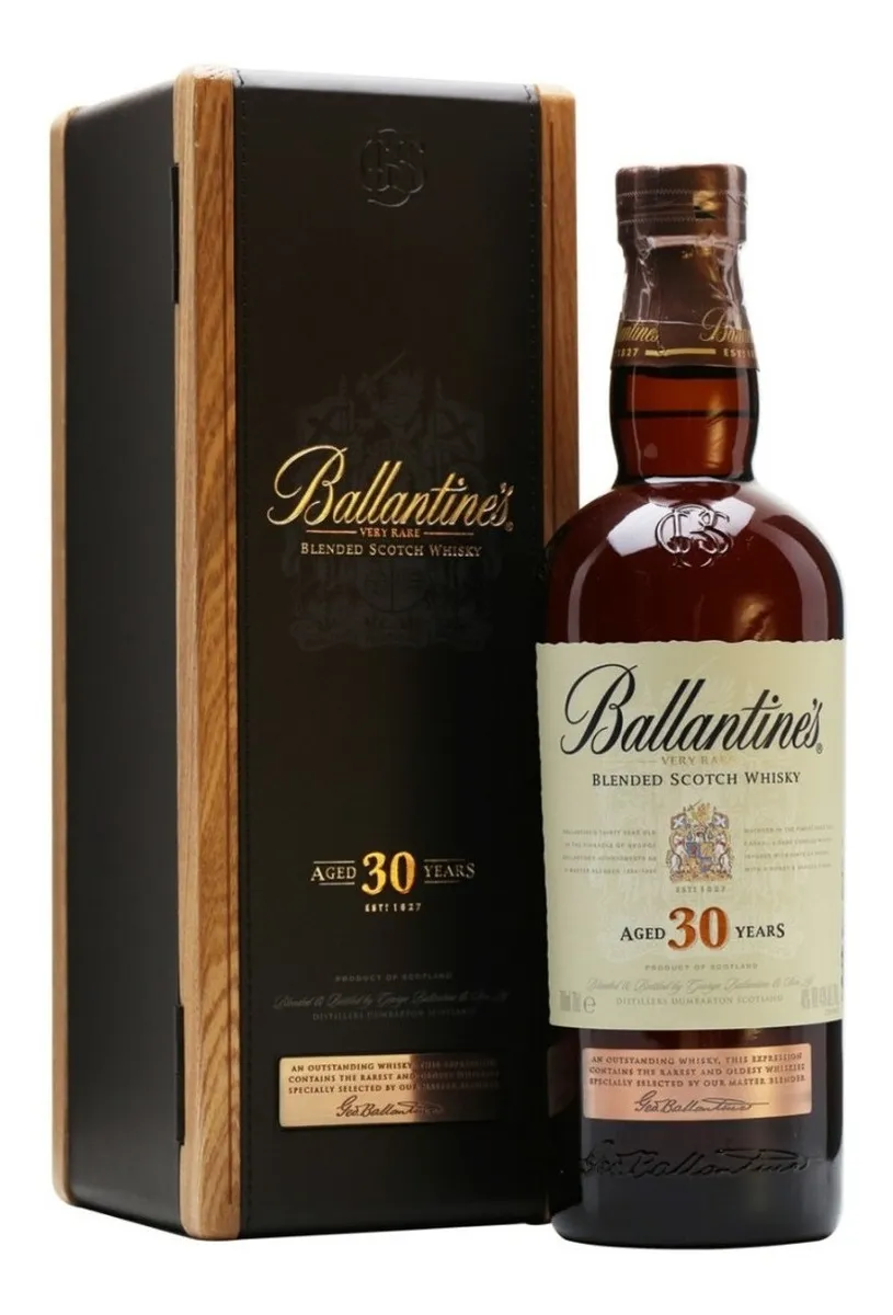 WHISKY SCOTCH BLEND BALLANTINES 30 AÑOS X 700 CC