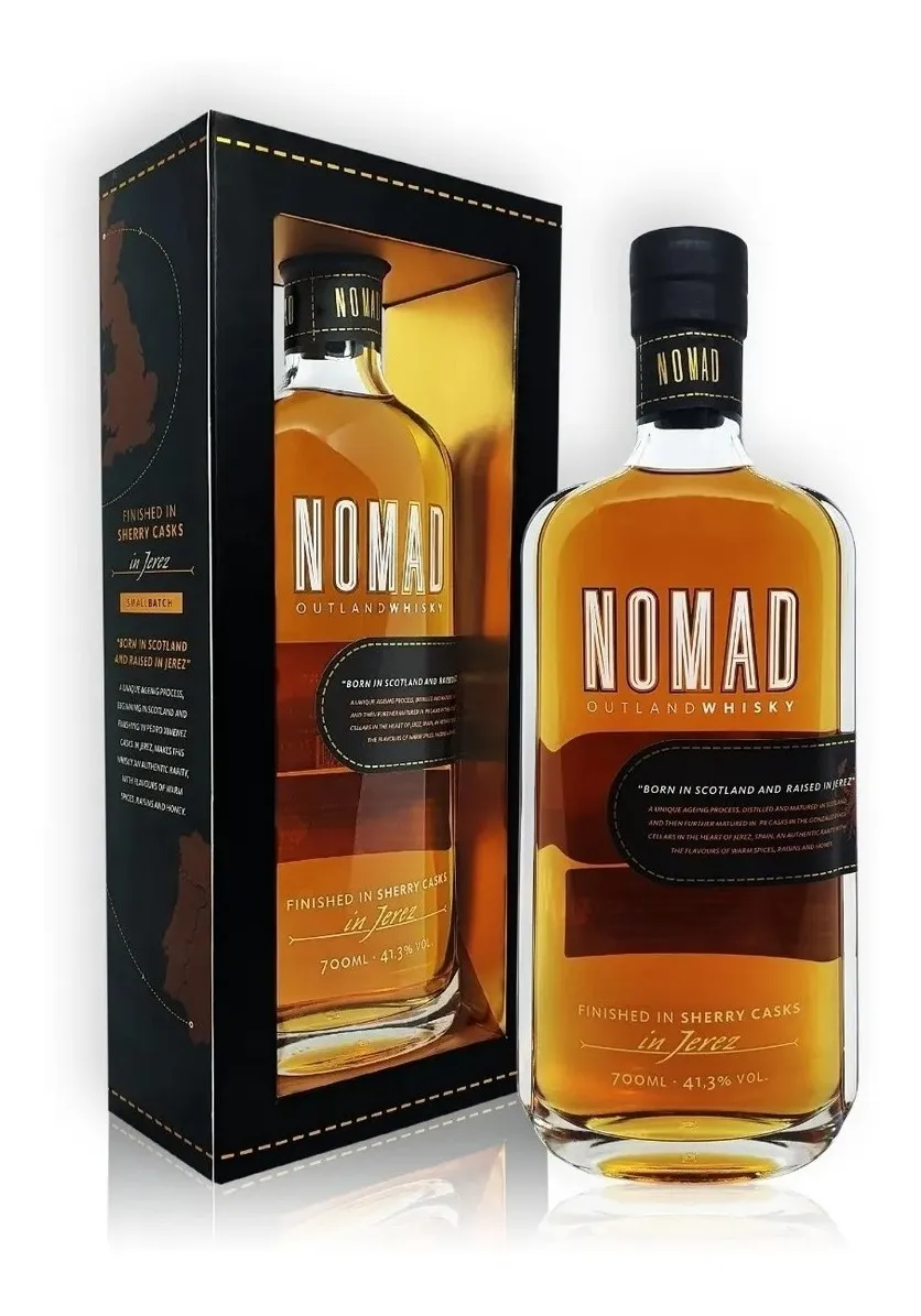 WHISKY SCOTCH BLEND NOMAD CON ESTUCHE X 700 CC