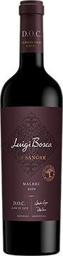 LUIGI BOSCA DE SANGRE MALBEC DOC X 750 CC