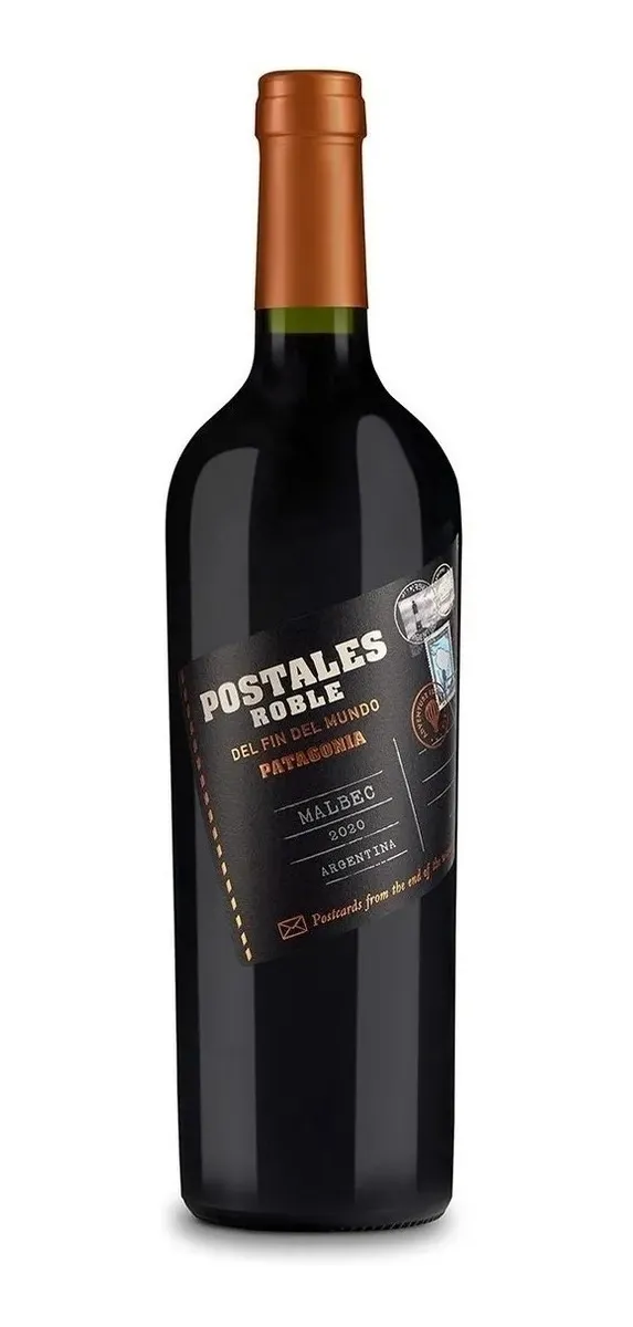POSTALES DEL FIN DEL MUNDO ROBLE MALBEC X 750 CC
