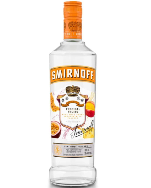 VODKA SMIRNOFF TROPICAL FRUITS X 700 CC