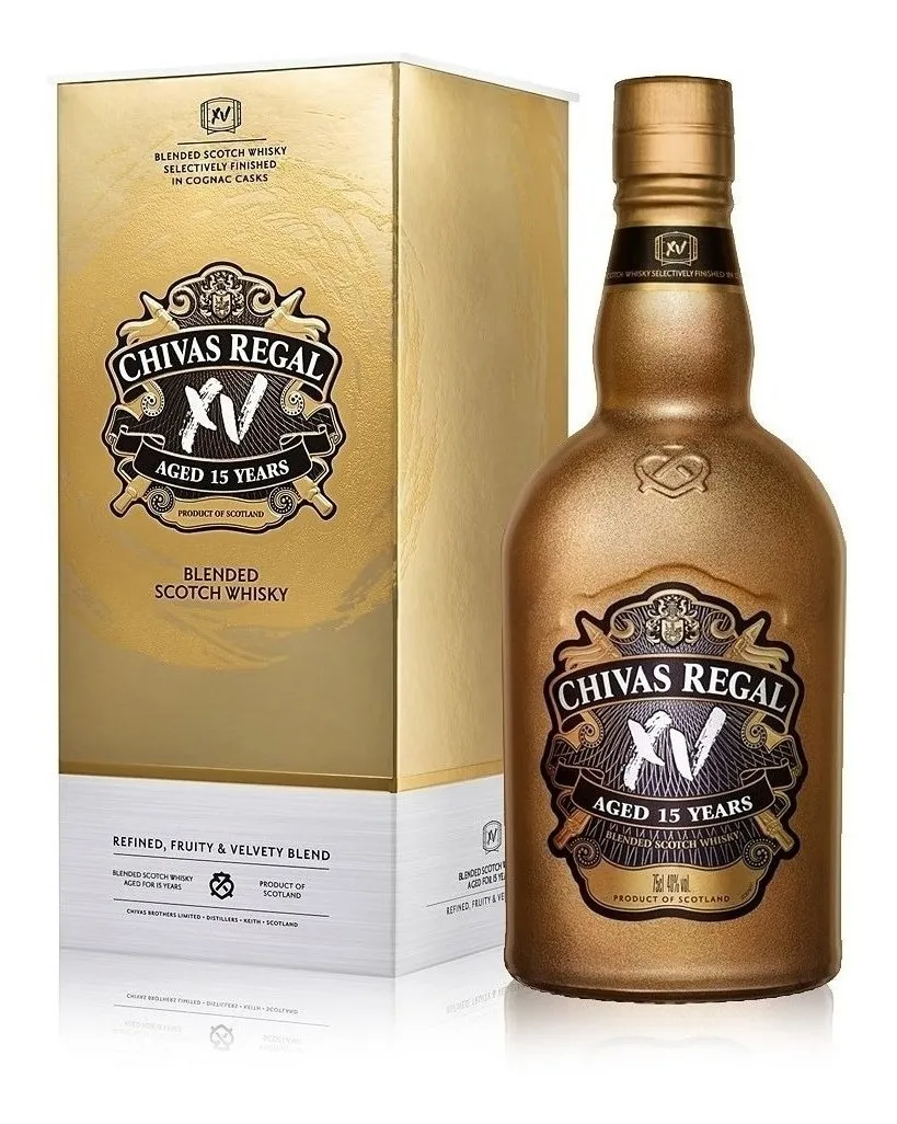 WHISKY SCOTCH BLEND CHIVAS REGAL XV GOLD X 750 CC