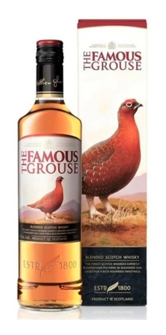WHISKY SCOTCH BLEND FAMOUS GROUSE FINEST X 750 CC
